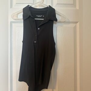 Women’s Abercrombie collared bodysuit